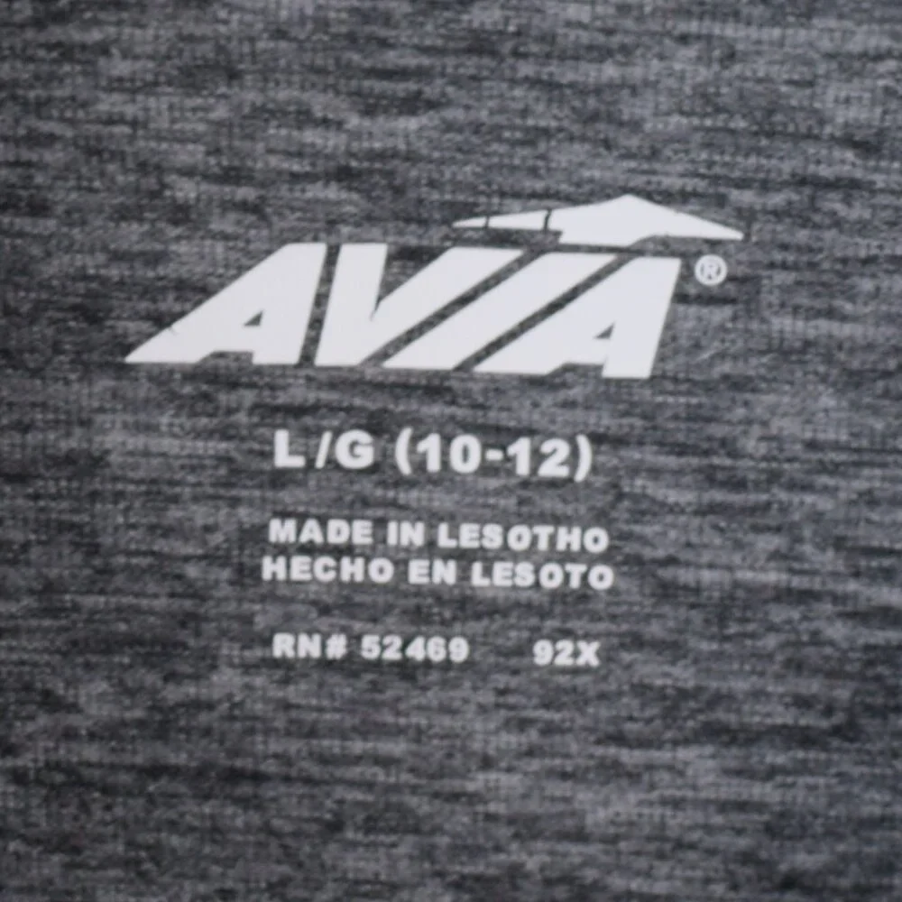 Girl's Avia Lightweight Soft Grey Athletic Casual Performance Jacket Athleisure